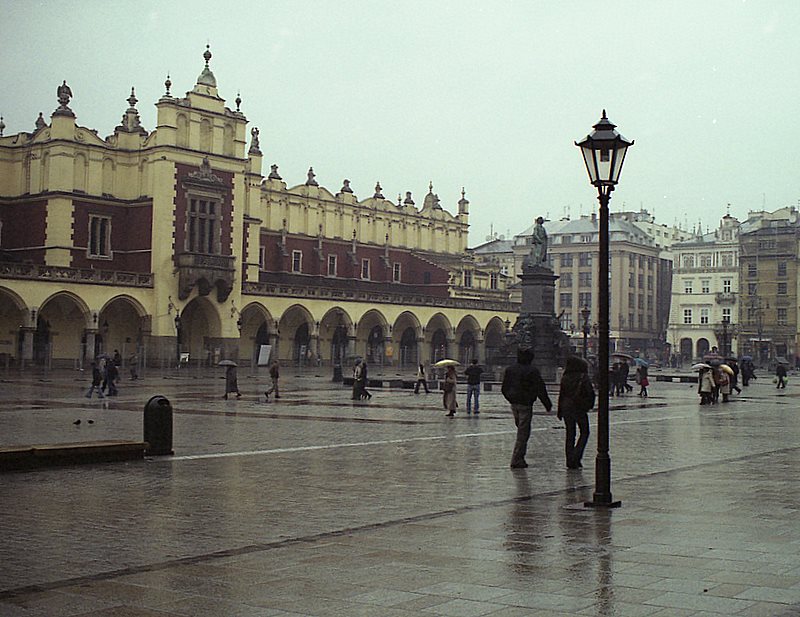 Deszczowy Kraków