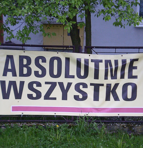 ABSOLUTNIE WSZYSTKO