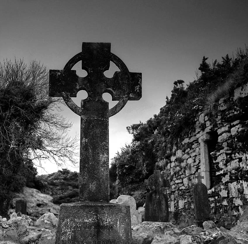 Stary irlandzki cmentarz