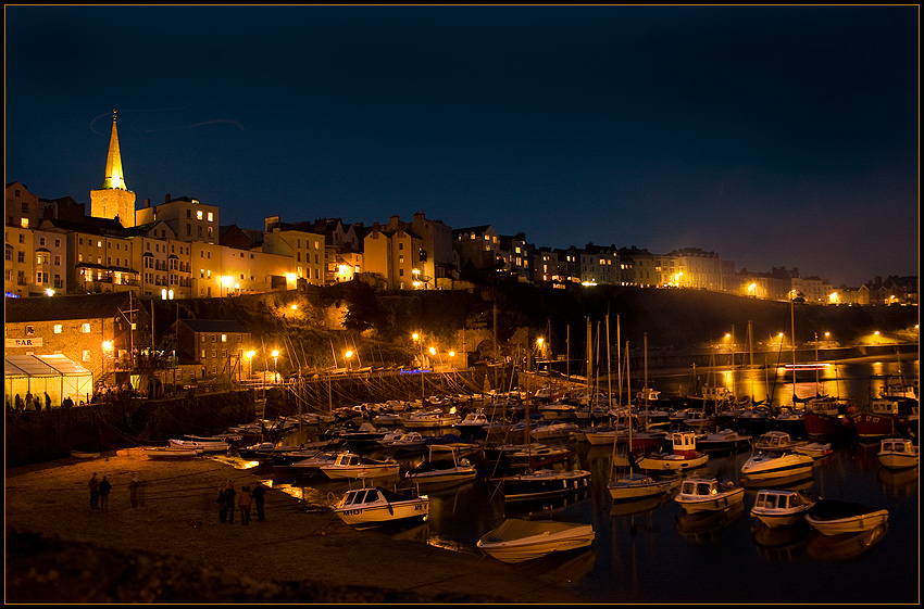 Tenby by night