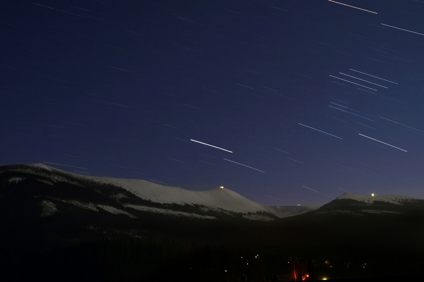 Karkonosze nocą...