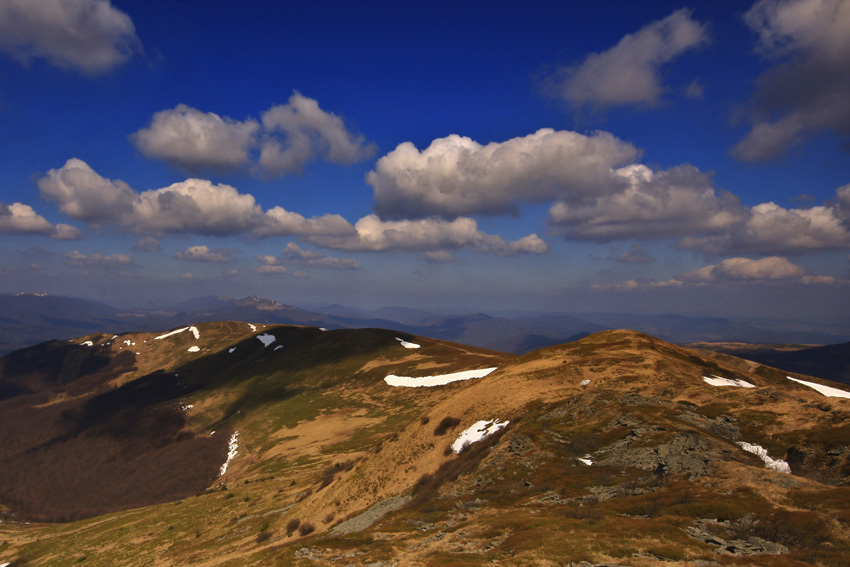 Bieszczady - początki wiosny