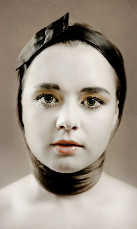 : portret małej nie-chinki :