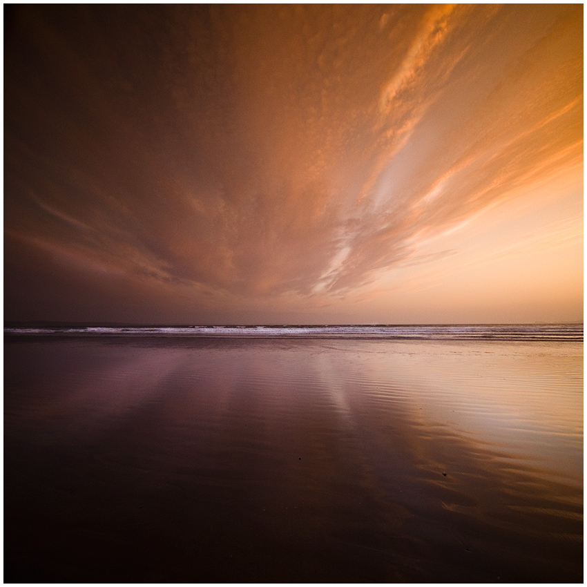 the low tide