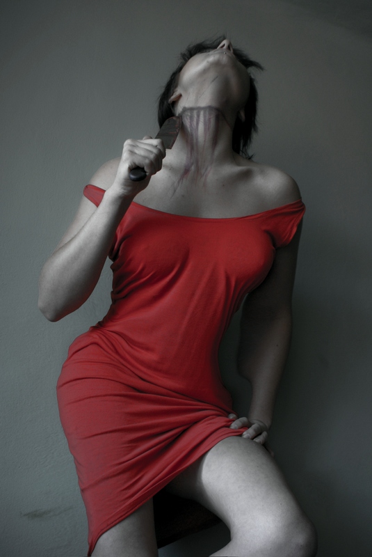 czerwona sukienka