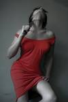 czerwona sukienka