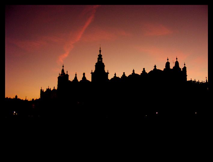 Kraków nocą.