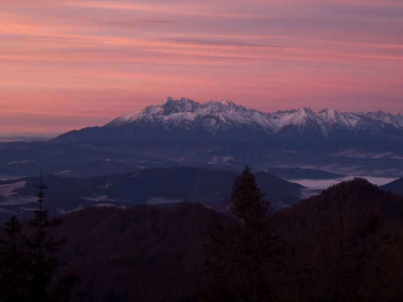 widok z Przehyby