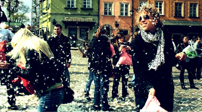 pillow fight