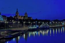 Szczecin wieczorem