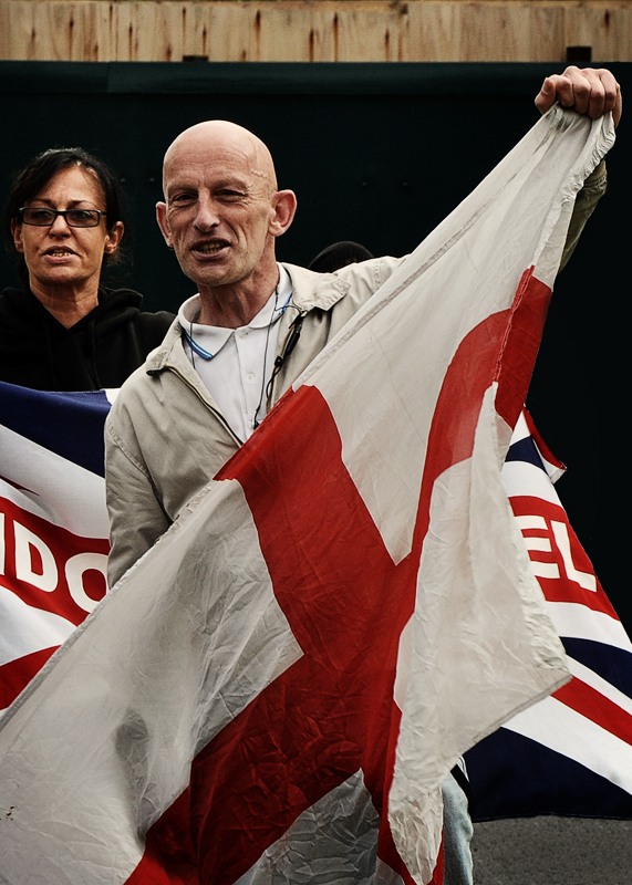 GEGEN NAZIS - English Defence League manifestacja w Bradford UK 28.08.2010