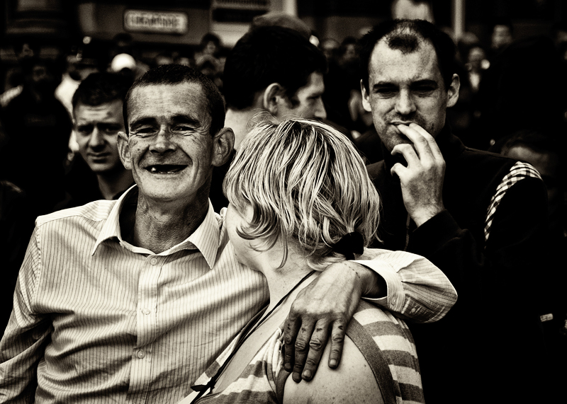 Zakochana para Jacek i Barbara...
