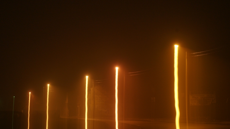 ...this lights leaks out onto the pavement...