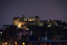 Zamek w Edinburgh Nocą...