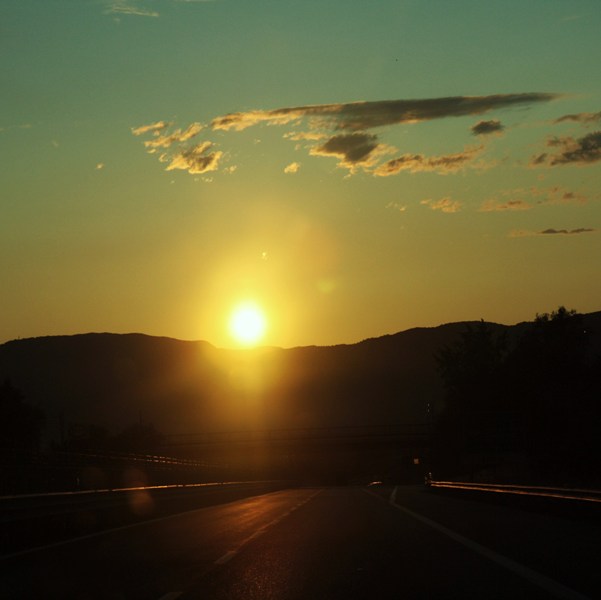 On the road