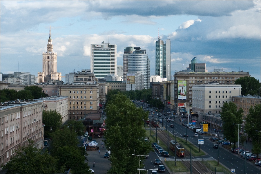 pocztówka z Warszawy