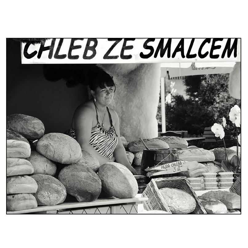 Chleb ze smalcem