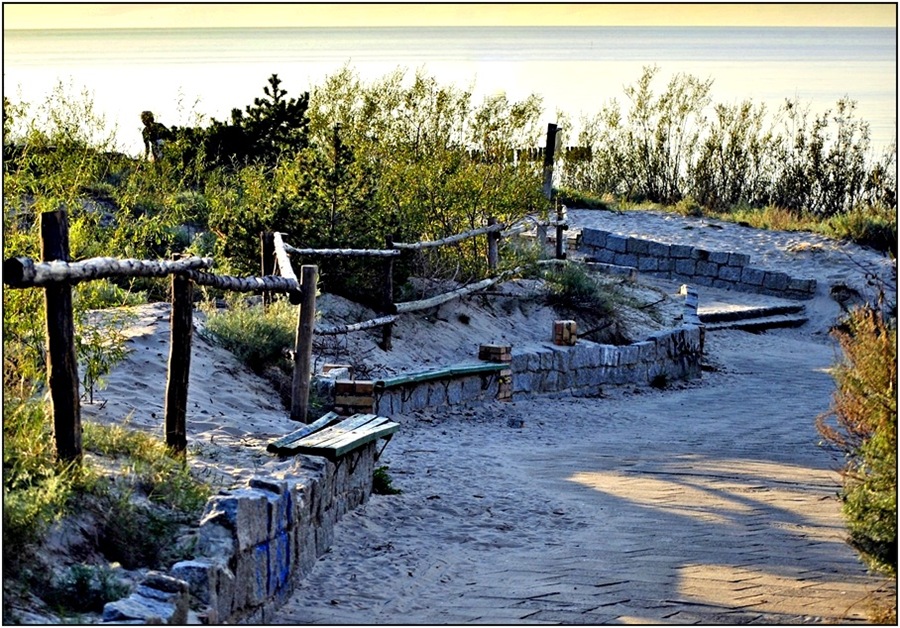 Kilka kroków do plaży