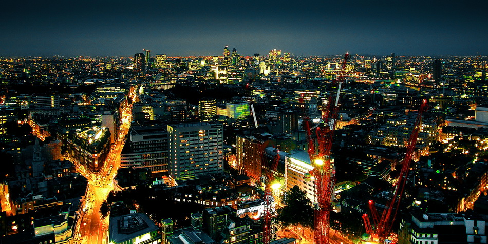london at night