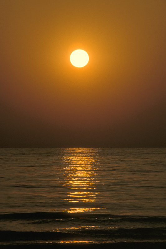 Poranek nad morzem
