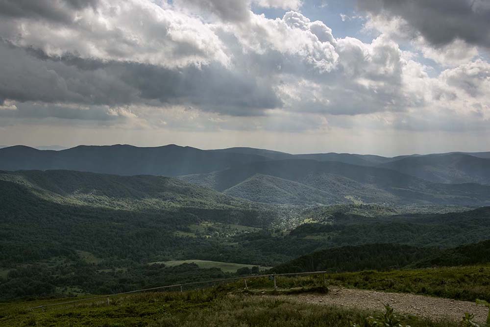 Widok z Połonina Wetlińska