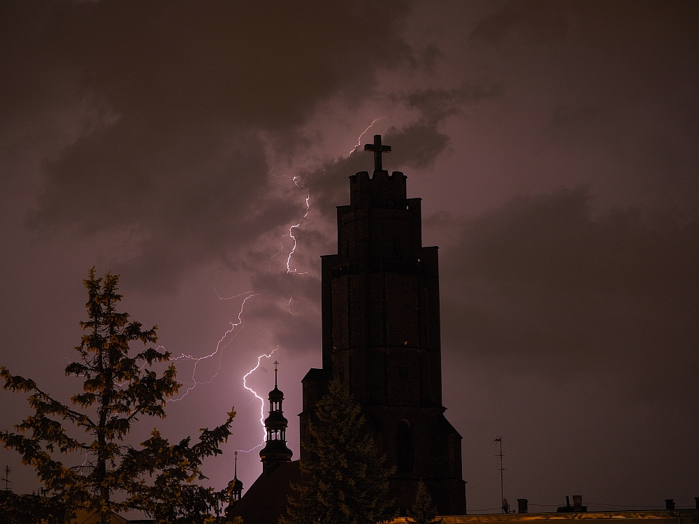 Gliwice, widok z okna na Wszystkich Świętych