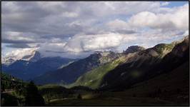 Pocztówka z Passo di Valles