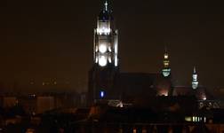 Gliwice nocą