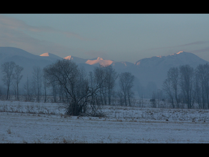 tatry o wschodzie słońca