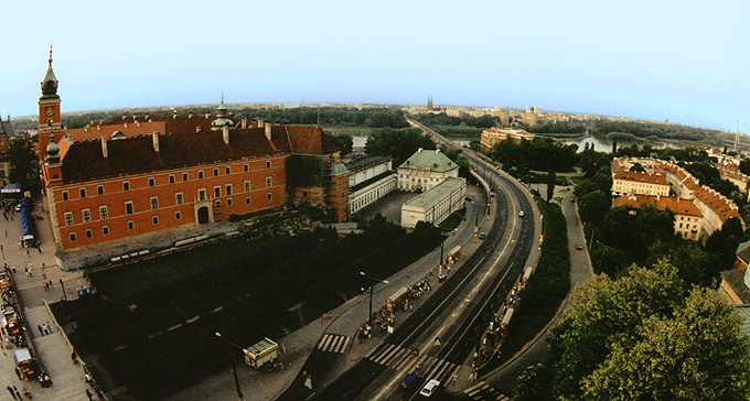 Zamek Królewski i widok na pragę
