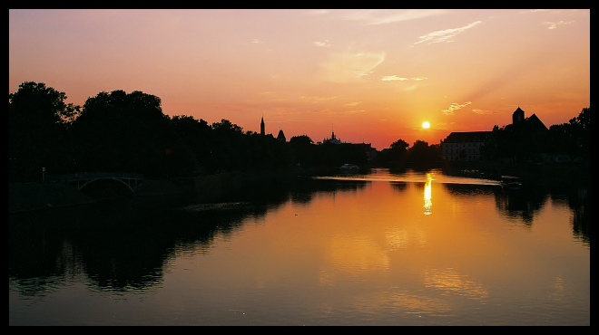 Wrocław w blasku zachodzącego słońca 2 ...