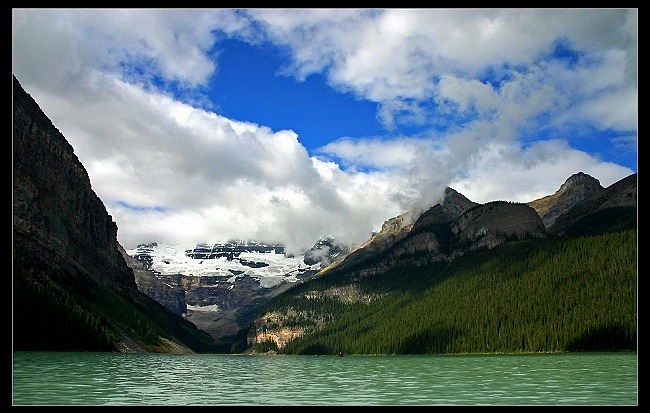 Krajobraz z B.C. Canada 2004.LOUISE LAKE.