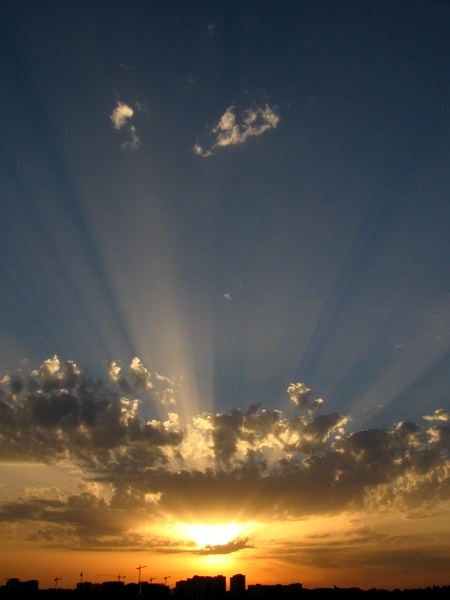 when the sun goes down...