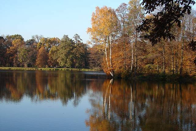 Jesień (park w Świerklańcu)