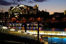 Thames Pier at night - London