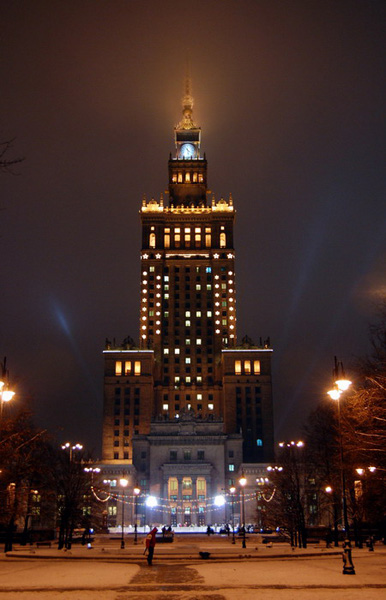 Pałac nocą