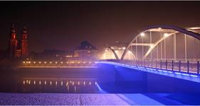 Opole by night (temp -9C)