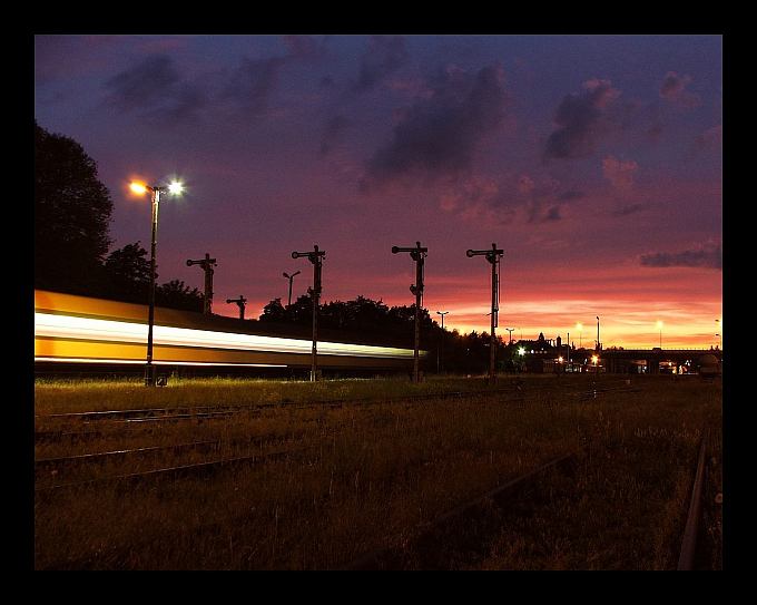 Wolsztyn nocą