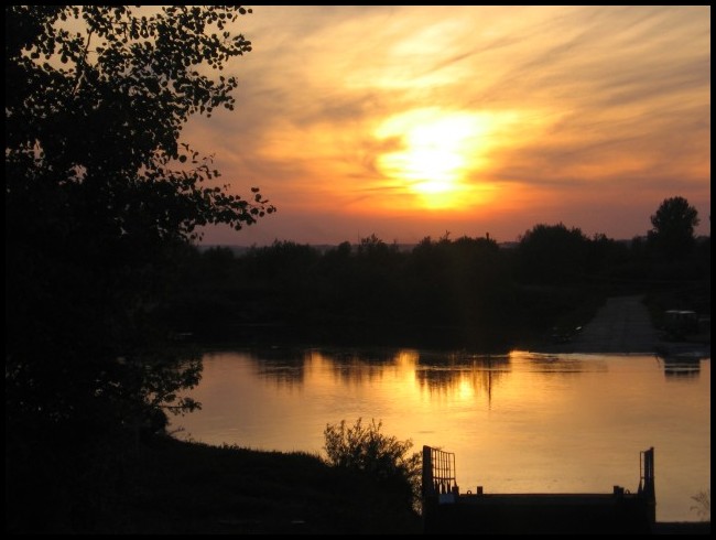 zachód nad Wisłą