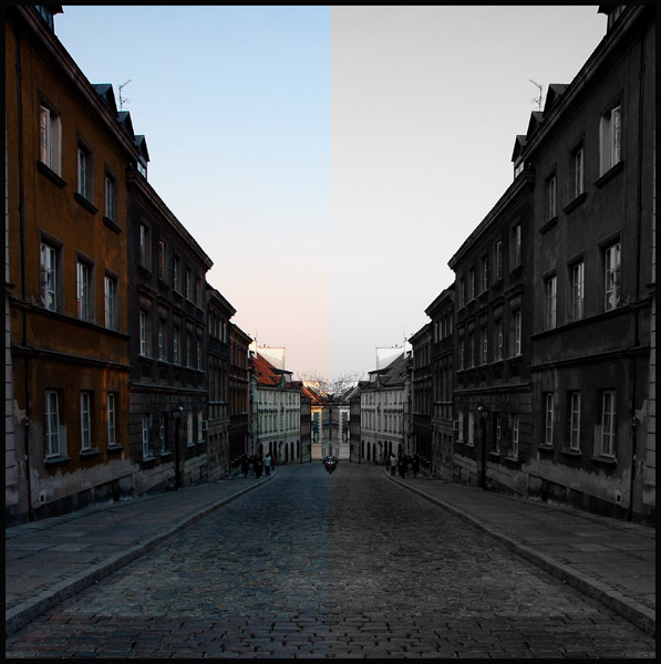 Miasto o dwóch twarzach ...