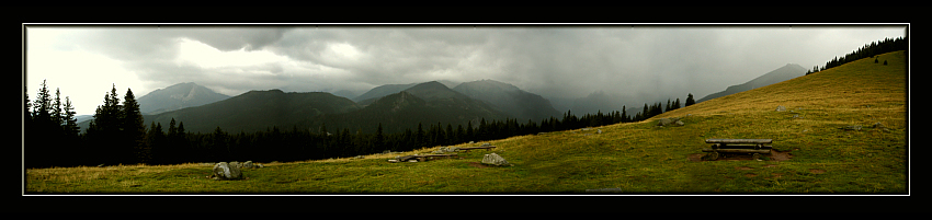 Panorama - okolice Wiktorówek