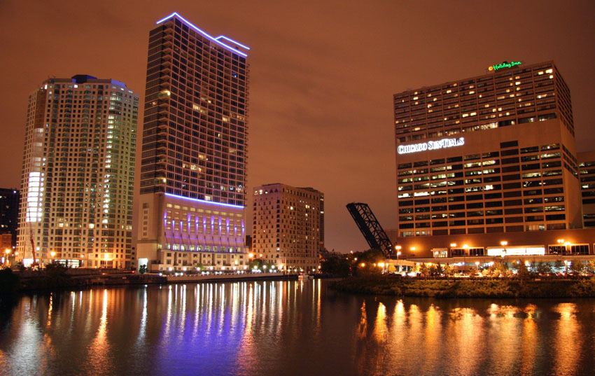 Chicago nocą
