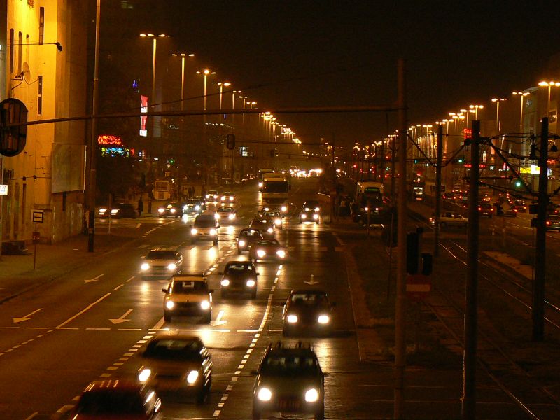 Łódź Nocą