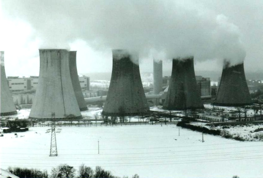 Elektrownia Łaziska Widok z Hołdy:)