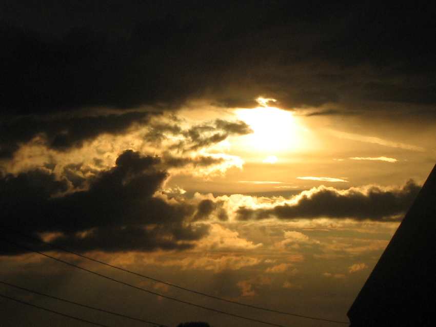 Darkness coming...