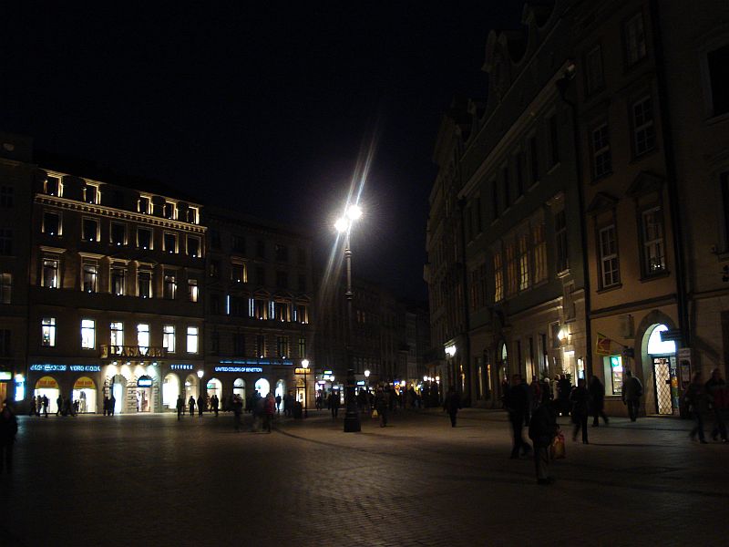 moje miasto nocą