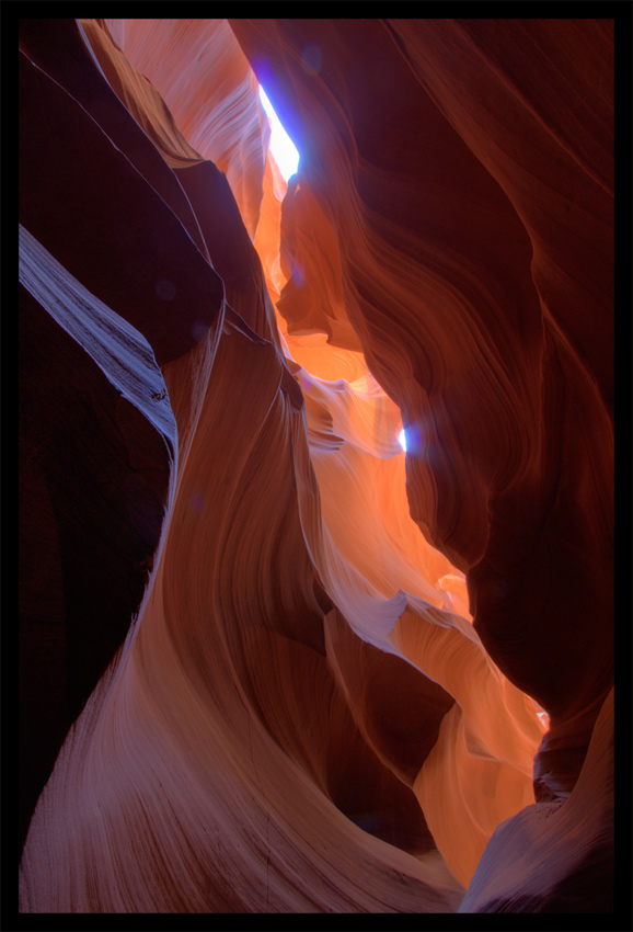 Krok dalej i inne swiatlo, inny obraz - Antelope Canyon w kolejnej odslonie
