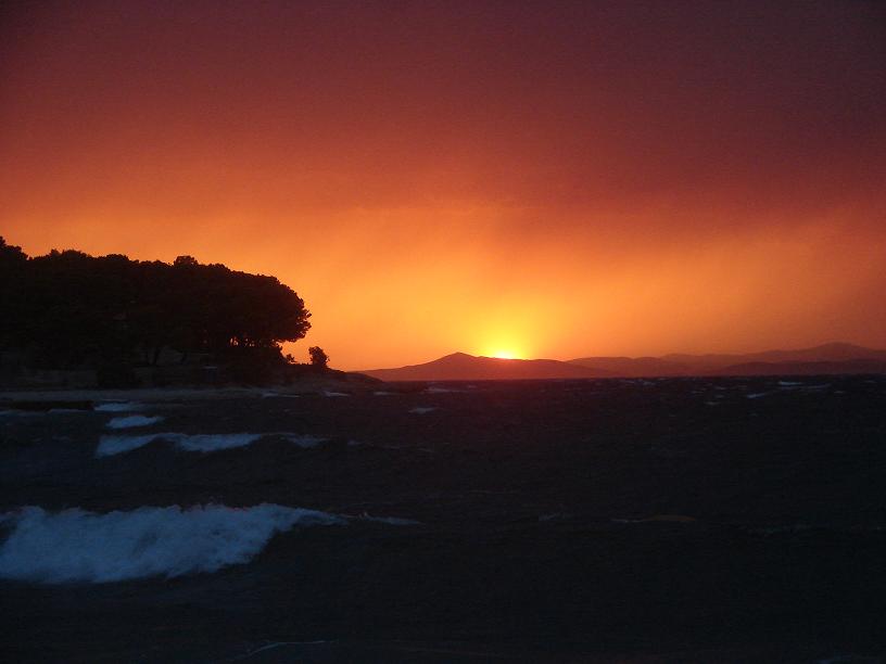 Sleeping sun