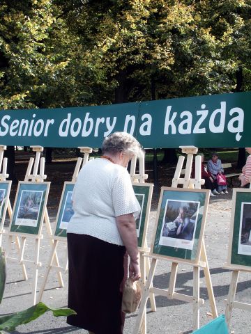 podczas Dnia Seniora w Ogrodzie Saskim