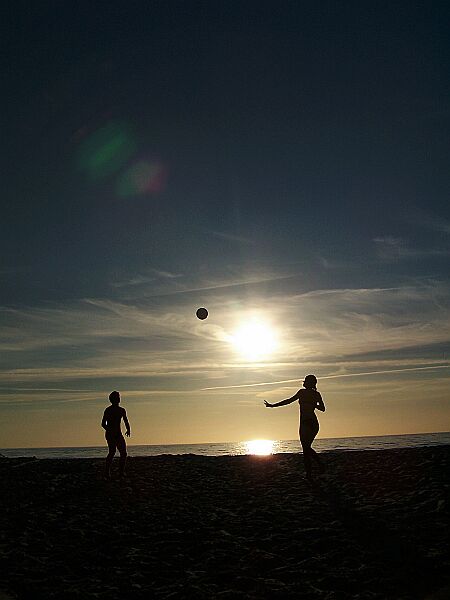 :] na plaży...